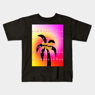 GOOD VIBES PALM TREE Kids T-Shirt